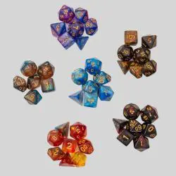 7 Pcs Polyhedral Dice Set - D20 D12 D10 Games Dice