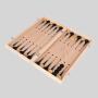 3 in 1 Chess Set Wooden Folding Game Board