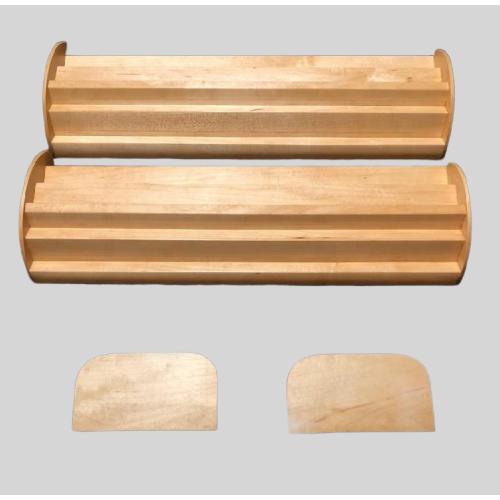 Handmade Wooden Mahjong Racks with Pusher