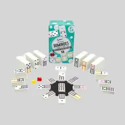 Mexican Domino Train Double Twelve Set Melamine Dots Numbers