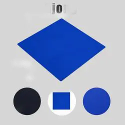 Mahjong Table Mat - Blue Rubber Playing Carpet