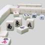 Custom 29/30mm American Mahjong Set - 144pcs Melamine Ivory