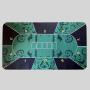 Rectangle Poker Mat - 1.8m Rubber Cloth, 2mm, Gambling Table