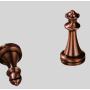 Wooden Metal Chess Board Game - ECOY Kids & Adults