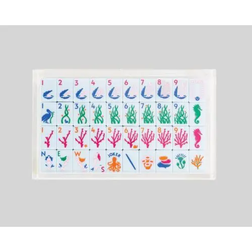 Custom Luxe Acrylic Mahjong Set - Strategy Game with Storage Box Custom Luxe Acrylic Mahjong Set - Strategy Game with Storage Box