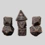 Metal Polyhedral Dice Set - D&D RPG Custom Roleplaying Dice