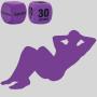 Foam Dice for Fitness & Games - TAP Sports 7-Piece Set