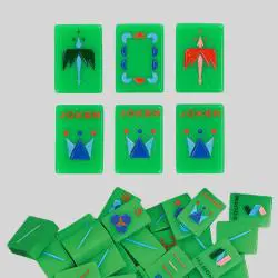 Acrylic Mahjong Tiles Set - American MahJongg Game