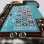 Factory Wooden Poker Table with Roulette - Custom Casino Game Table
