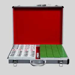 Luxury Silver & Gold Mahjong Set - Family Table Game
