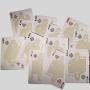 Custom Blue Core Gold Foil Playing Cards