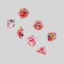 7pcs Resin Polyhedral Dice Set for RPG D&D Tabletop Games