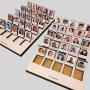 Custom Wooden Guess Who Game - Love City Map Gift