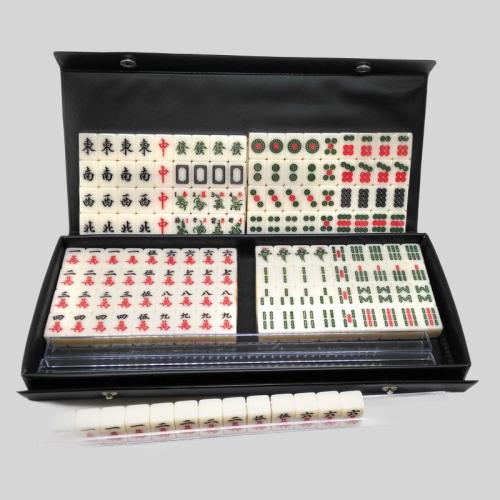 Melamine Mahjong Set - Ivory, Travel Acrylic, Custom OEM