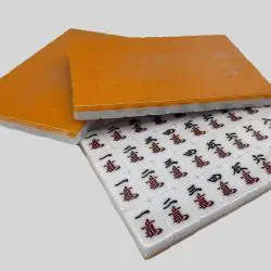 Acrylic Japanese Mahjong Set - Outdoor Travel Mahjong Tiles
