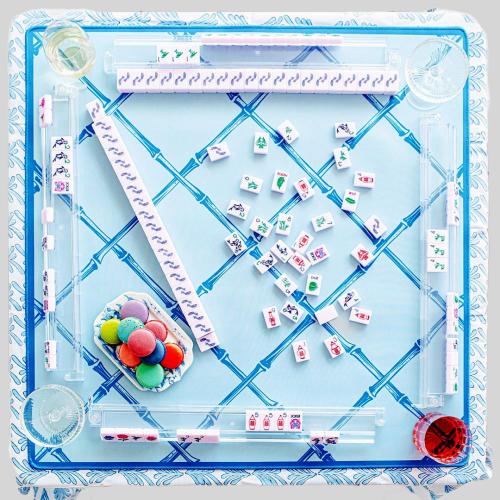 Custom Mahjong Game Mat Travel Table