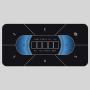 Custom 180x90cm Texas Hold'em Poker Mat