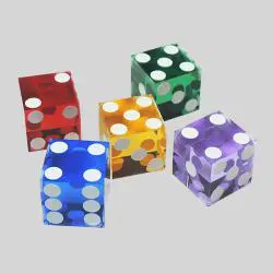 High Strength Acrylic Casino Dice - CGAC017