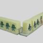 Mini Chinese Mahjong Set - 144pcs Melamine Tiles, Casino Grade