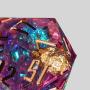 Udixi Polyhedron D20 Dice - Resin RPG Logo