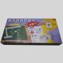 Mini Mahjong Set, 144 Tiles, Portable Game with Folding Table