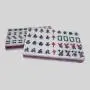 Portable Mini Mahjong Set Acrylic Tiles Family Game Portable Mini Mahjong Set Acrylic Tiles Family Game