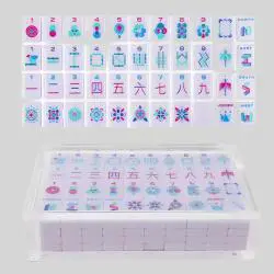 Custom Acrylic Mahjong Set - Monogram Casino Tiles