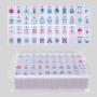 Custom Acrylic Mahjong Set - Monogram Casino Tiles