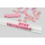 Custom Petal Pink Mahjong Tiles Set - YUDA MJ7 Game Board