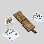 Personalized Travel Cribbage Board Game - Leather Gift