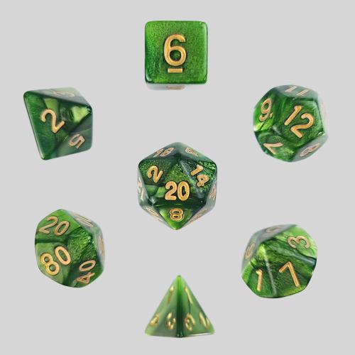 DND Dice Set - Acrylic RPG Dice, Low MOQ