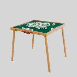 Camping Mahjong Table - Folding Aluminum Outdoor Leisure