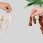 Custom Wooden 2-in-1 Magnetic Chess Set