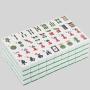American Mini Mahjong Tiles Game Set Travel Outdoor Party