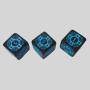 Custom 16mm D6 Acrylic Dice - Glow in Dark, OEM Engraved