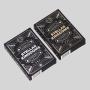 Custom Black Gold Poker Cards Case - Luxury OEM Playing Cards With Box