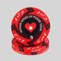 39mm Ceramic Poker Chips - Custom Logo Game Markers