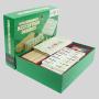 Mexican Train Domino Set - 4 Trays, Wood, Cotton Bag