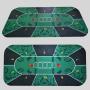 Custom Texas Hold'em Poker Mat - Personalized Rubber Game Pad