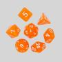 7pcs Acrylic D&D Dice Set - Transparent Polyhedral RPG Dice