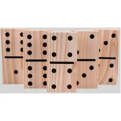 Custom Wooden Giant Dominoes Yard Game Set