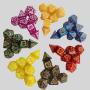 Acrylic Polyhedral Dice Set - 7 Pcs D&D Gaming