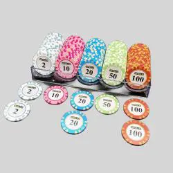 Apollo Poker Chip Set - Dealer Button, Tray & Accessories