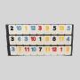 Custom Mahjong Rummy Set - Ivory Melamine Dominoes in Tin Box