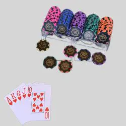 Mini Planet 14g Clay Poker Chips 40mm Royal Crown