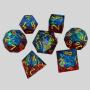 Resin Dice Set - DND Polyhedral RPG Dice