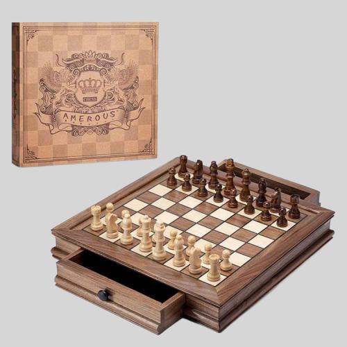 Luxury Tunisian Wood Chess Board Sets - Jaymu