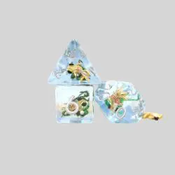 7pcs D&D Custom Resin Polyhedral Dice Set