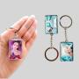 Custom Glass Crystal Keychain - Logo & Shape Design