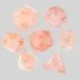 Custom Gemstone D&D Dice - Pink Crystal RPG Tabletop Dice